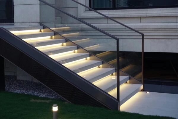 Modern Glass Stair Railings - Image 6